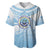 Micronesia Constitution Day Baseball Jersey Polynesian Tribal Tattoo Simple Style