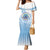 Micronesia Constitution Day Family Matching Mermaid Dress and Hawaiian Shirt Polynesian Tribal Tattoo Simple Style