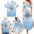 Micronesia Constitution Day Family Matching Summer Maxi Dress and Hawaiian Shirt Polynesian Tribal Tattoo Simple Style