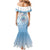 Micronesia Constitution Day Mermaid Dress Polynesian Tribal Tattoo Simple Style