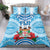 Fiji Ratu Sir Lala Sukuna Day Bedding Set Hibiscus Tapa Pattern