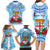 Personalised Fiji Ratu Sir Lala Sukuna Day Family Matching Long Sleeve Bodycon Dress and Hawaiian Shirt Hibiscus Tapa Pattern