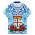 Personalised Fiji Ratu Sir Lala Sukuna Day Family Matching Mermaid Dress and Hawaiian Shirt Hibiscus Tapa Pattern