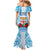 Personalised Fiji Ratu Sir Lala Sukuna Day Family Matching Mermaid Dress and Hawaiian Shirt Hibiscus Tapa Pattern