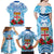 Personalised Fiji Ratu Sir Lala Sukuna Day Family Matching Off Shoulder Maxi Dress and Hawaiian Shirt Hibiscus Tapa Pattern