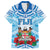 Personalised Fiji Ratu Sir Lala Sukuna Day Family Matching Puletasi and Hawaiian Shirt Hibiscus Tapa Pattern