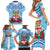 Personalised Fiji Ratu Sir Lala Sukuna Day Family Matching Short Sleeve Bodycon Dress and Hawaiian Shirt Hibiscus Tapa Pattern