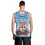 Personalised Fiji Ratu Sir Lala Sukuna Day Men Tank Top Hibiscus Tapa Pattern