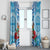 Fiji Ratu Sir Lala Sukuna Day Window Curtain Hibiscus Tapa Pattern