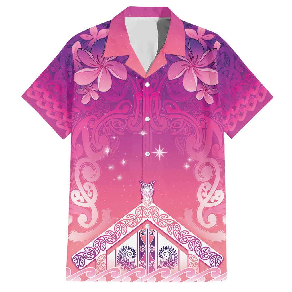 New Zealand Matariki Hawaiian Shirt Maori Marae Purple Galaxy LT05 Purple - Polynesian Pride