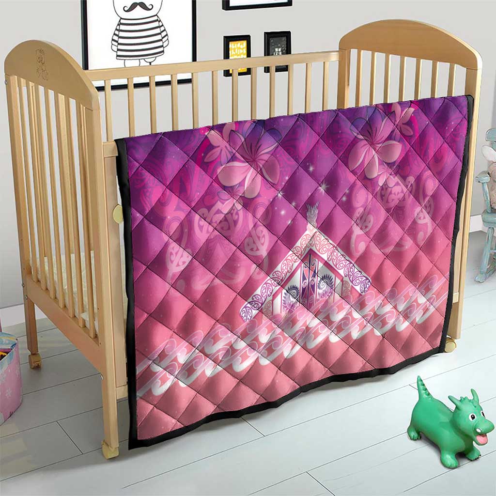 New Zealand Matariki Quilt Maori Marae Purple Galaxy LT05 - Polynesian Pride