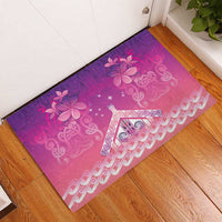 New Zealand Matariki Rubber Doormat Maori Marae Purple Galaxy LT05 - Polynesian Pride
