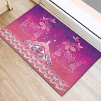 New Zealand Matariki Rubber Doormat Maori Marae Purple Galaxy LT05 - Polynesian Pride