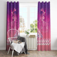 New Zealand Matariki Window Curtain Maori Marae Purple Galaxy LT05 - Polynesian Pride