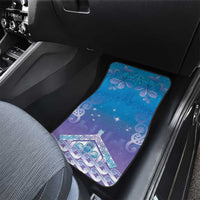 New Zealand Matariki Car Mats Maori Marae Cyan Galaxy LT05 - Polynesian Pride