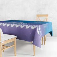 New Zealand Matariki Tablecloth Maori Marae Cyan Galaxy LT05 - Polynesian Pride