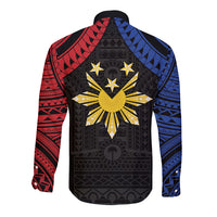 Philippines Independence Day Long Sleeve Button Shirt Proud To Be Pinoy LT05 - Polynesian Pride