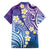 Plumeria With Galaxy Polynesian Tattoo Pattern Family Matching Long Sleeve Bodycon Dress and Hawaiian Shirt