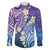 Plumeria With Galaxy Polynesian Tattoo Pattern Family Matching Puletasi and Hawaiian Shirt