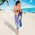 Plumeria With Galaxy Polynesian Tattoo Pattern Sarong