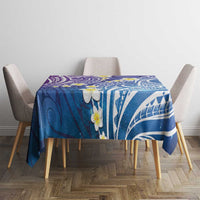 Plumeria With Galaxy Polynesian Tattoo Pattern Tablecloth LT05 - Polynesian Pride