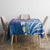 Plumeria With Galaxy Polynesian Tattoo Pattern Tablecloth