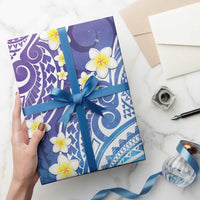 Plumeria With Galaxy Polynesian Tattoo Pattern Wrapping Paper LT05 - Polynesian Pride