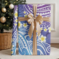 Plumeria With Galaxy Polynesian Tattoo Pattern Wrapping Paper LT05 - Polynesian Pride
