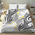 Plumeria With White Polynesian Tattoo Pattern Bedding Set