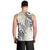 Plumeria With White Polynesian Tattoo Pattern Men Tank Top