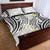 Plumeria With White Polynesian Tattoo Pattern Quilt Bed Set