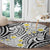 Plumeria With White Polynesian Tattoo Pattern Round Carpet