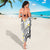 Plumeria With White Polynesian Tattoo Pattern Sarong