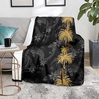 Hawaiian Honu And Surfboards Blanket Gold Style LT05 - Polynesian Pride