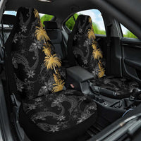 Hawaiian Honu And Surfboards Car Seat Cover Gold Style LT05 One Size Gold - Polynesian Pride