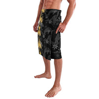 Hawaiian Honu And Surfboards Lavalava Gold Style LT05 - Polynesian Pride