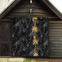Hawaiian Honu And Surfboards Quilt Gold Style LT05 - Polynesian Pride