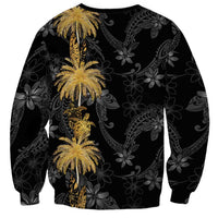 Hawaiian Honu And Surfboards Sweatshirt Gold Style LT05 - Polynesian Pride