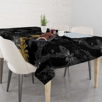 Hawaiian Honu And Surfboards Tablecloth Gold Style LT05 - Polynesian Pride