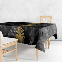 Hawaiian Honu And Surfboards Tablecloth Gold Style LT05 - Polynesian Pride