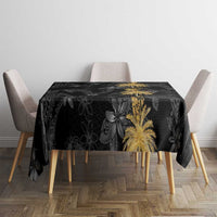Hawaiian Honu And Surfboards Tablecloth Gold Style LT05 - Polynesian Pride