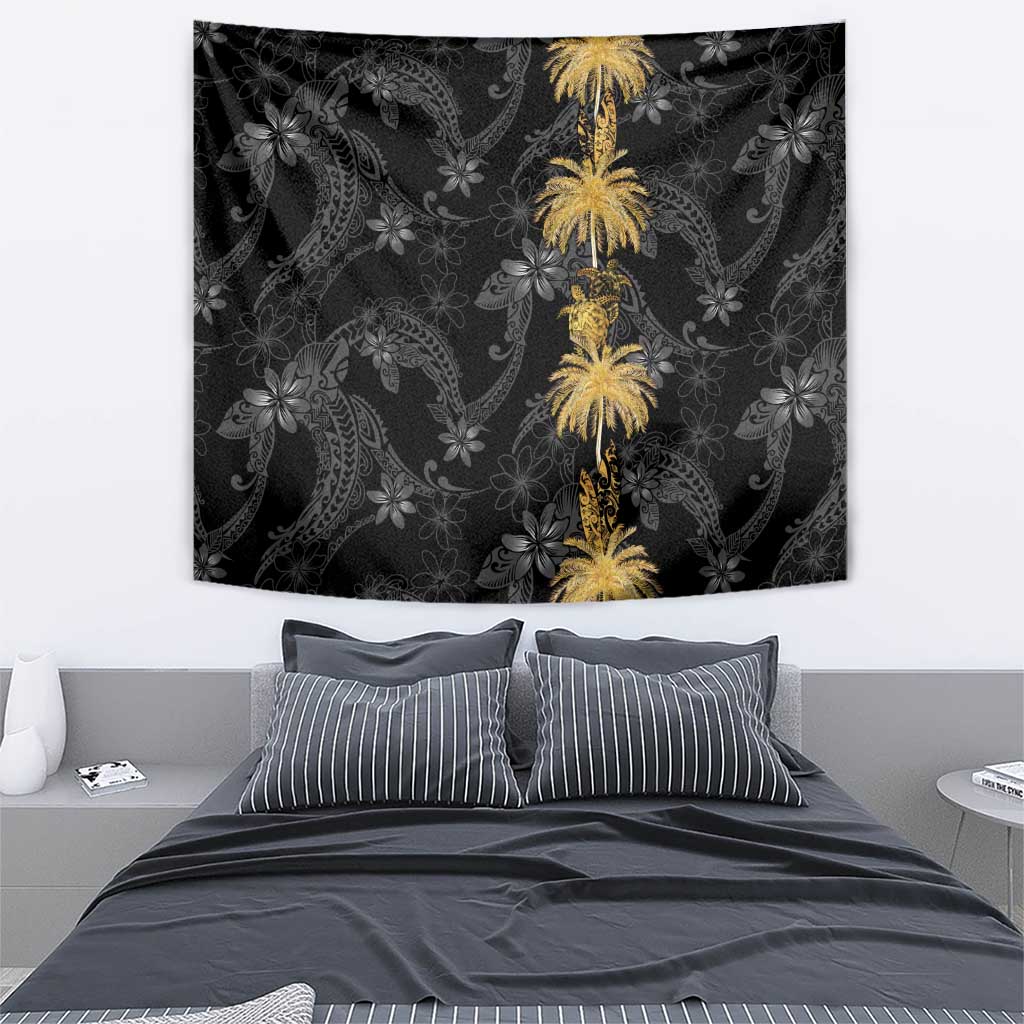 Hawaiian Honu And Surfboards Tapestry Gold Style LT05 - Polynesian Pride