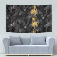 Hawaiian Honu And Surfboards Tapestry Gold Style LT05 - Polynesian Pride