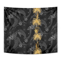 Hawaiian Honu And Surfboards Tapestry Gold Style LT05 - Polynesian Pride