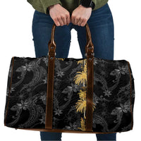 Hawaiian Honu And Surfboards Travel Bag Gold Style LT05 Gold - Polynesian Pride