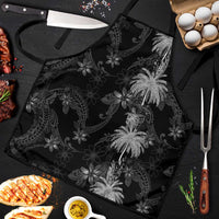 Hawaiian Honu And Surfboards Apron Silver Style LT05 Silver - Polynesian Pride