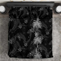 Hawaiian Honu And Surfboards Bedding Set Silver Style LT05 Silver - Polynesian Pride