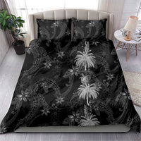 Hawaiian Honu And Surfboards Bedding Set Silver Style LT05 - Polynesian Pride