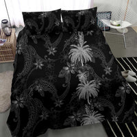 Hawaiian Honu And Surfboards Bedding Set Silver Style LT05 - Polynesian Pride