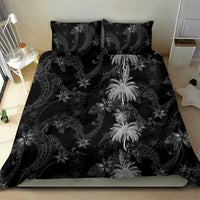 Hawaiian Honu And Surfboards Bedding Set Silver Style LT05 - Polynesian Pride